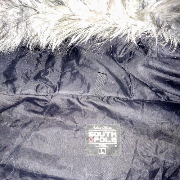 ❗️CLEARANCE ❗️   VINTAGE HEAVY SOUTH POLE.   PARKA.COLD WEATHER🌬️❄️. - Picture 8 of 13